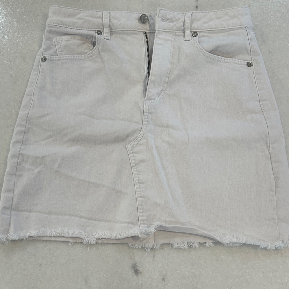 Loft Whit Denim Skirt